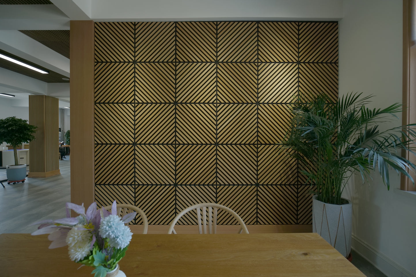 Chevron Diagonal Panel Acústico