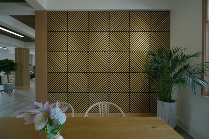 Chevron Diagonal Panel Acústico