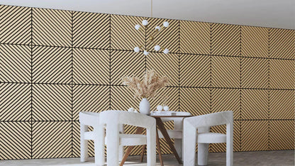 Chevron Diagonal Panel Acústico